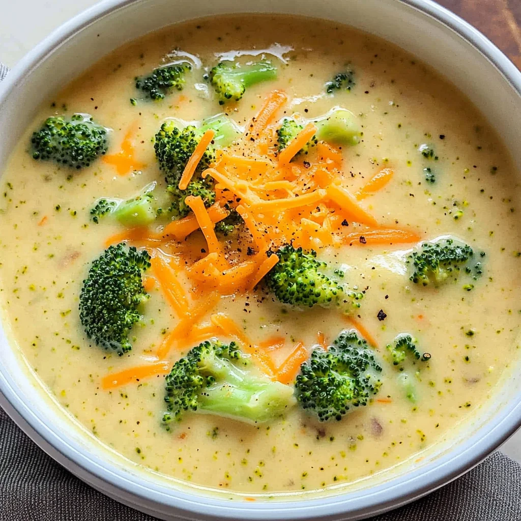 Brokkoli-Cheddar-Suppe