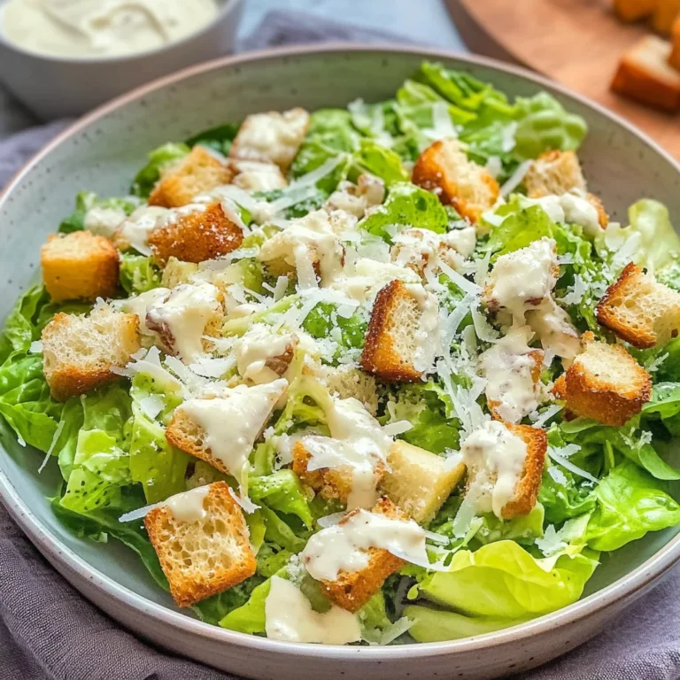 Caesar Salad - ohne Ei & Sardellen