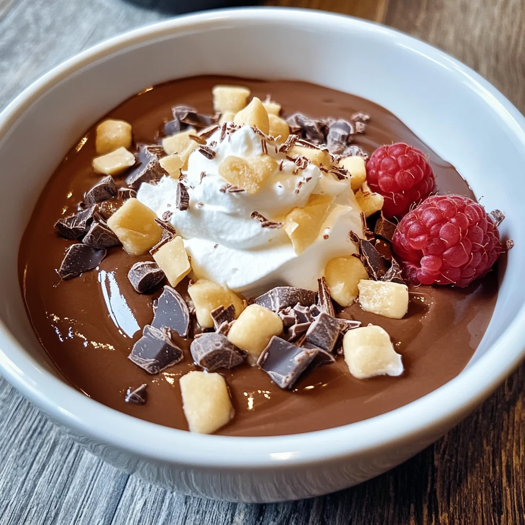 Cremiger Schokoladenpuddingbrei