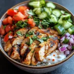 Döner-Bowl mit Hähnchen
