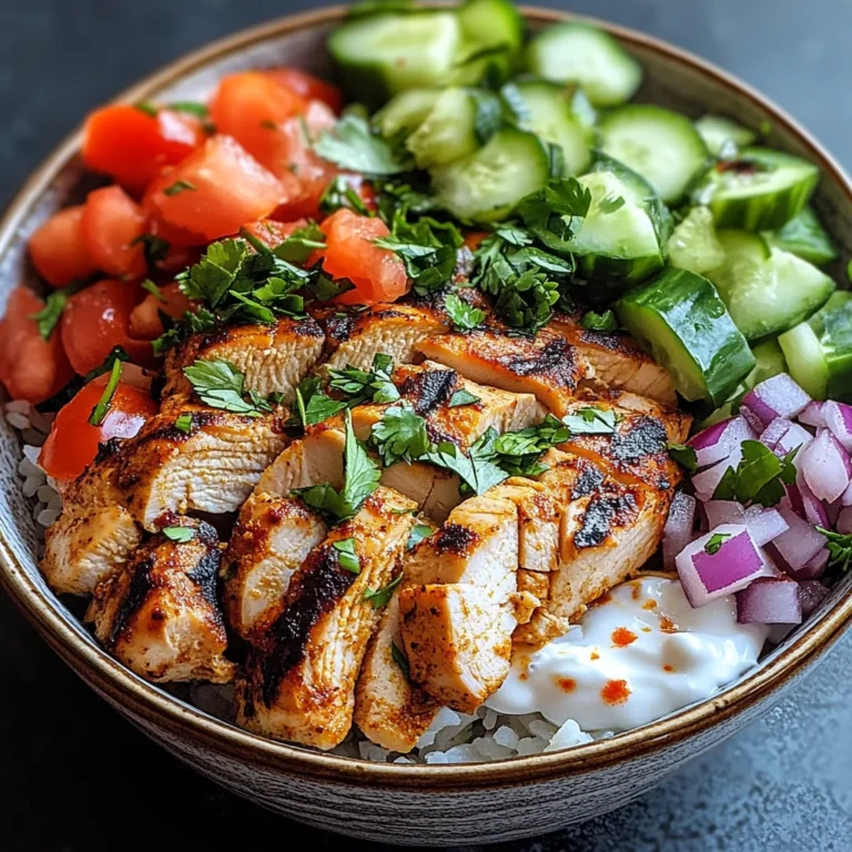 Döner-Bowl mit Hähnchen