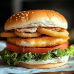 Fischstäbchen-Burger