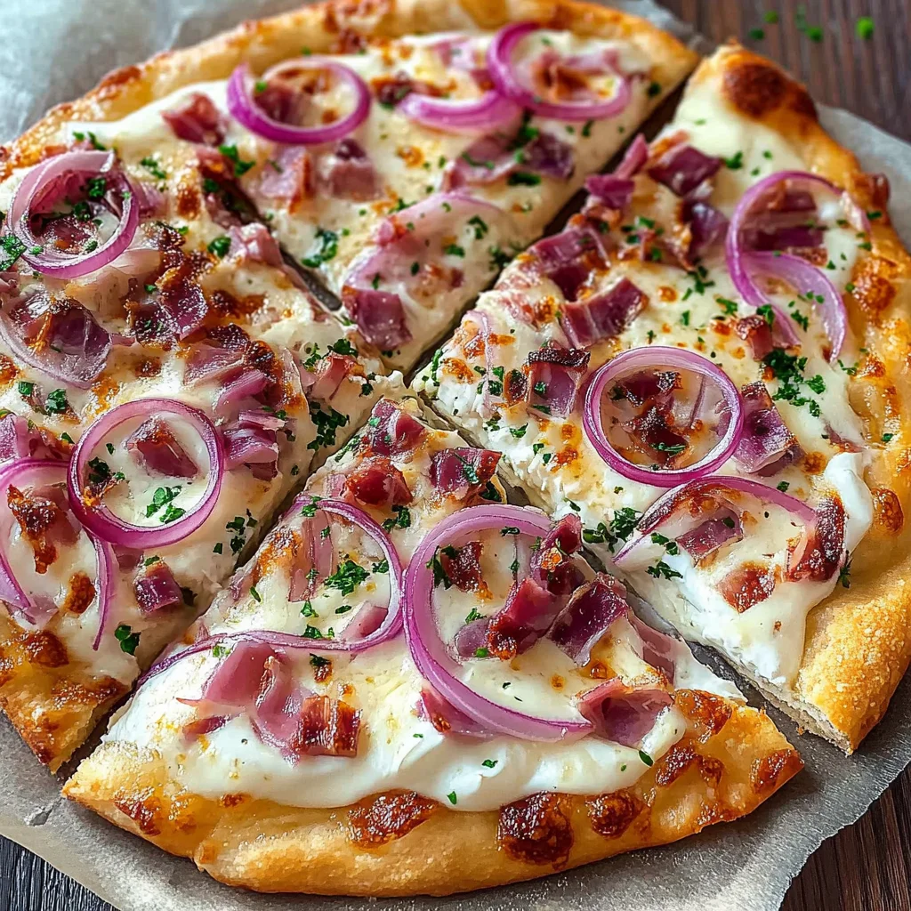 Flammkuchen Rezept - einfach & schnell