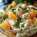 Geflügelsalat mit Mandarinen