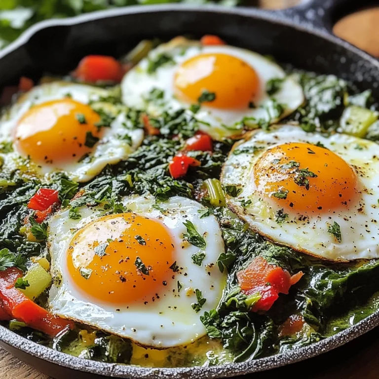 Grüne Shakshuka