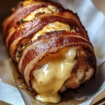 Hähnchenfilet im Speckmantel mit Käsefüllung