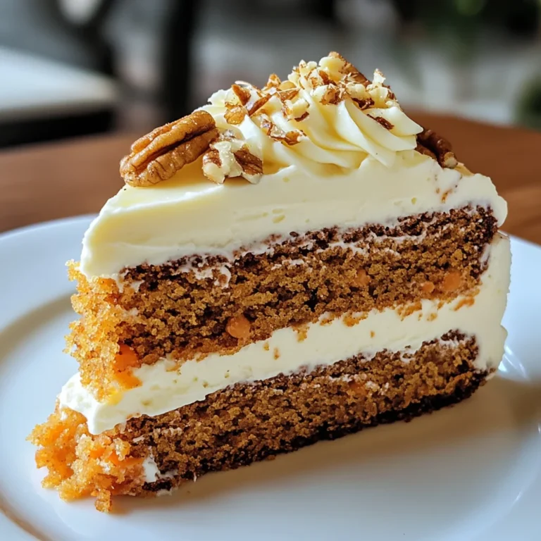 Karottenkuchen mit Weißer Schokoladenmousse