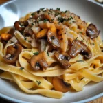 Nudeln mit Pfifferlingssauce