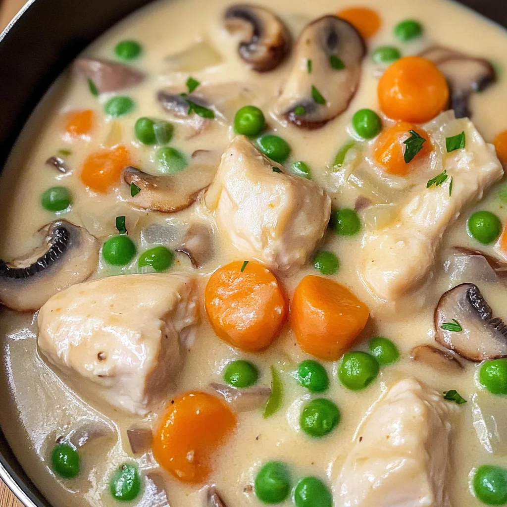 Omas Hühnerfrikassee - schnelles Rezept