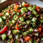 Orientalischer Linsensalat
