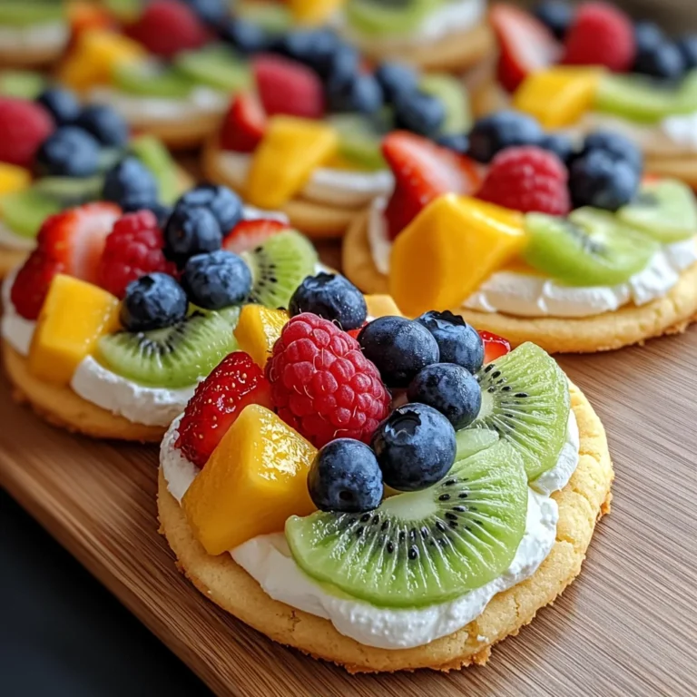 Oster-Ei-Fruchtpizzen