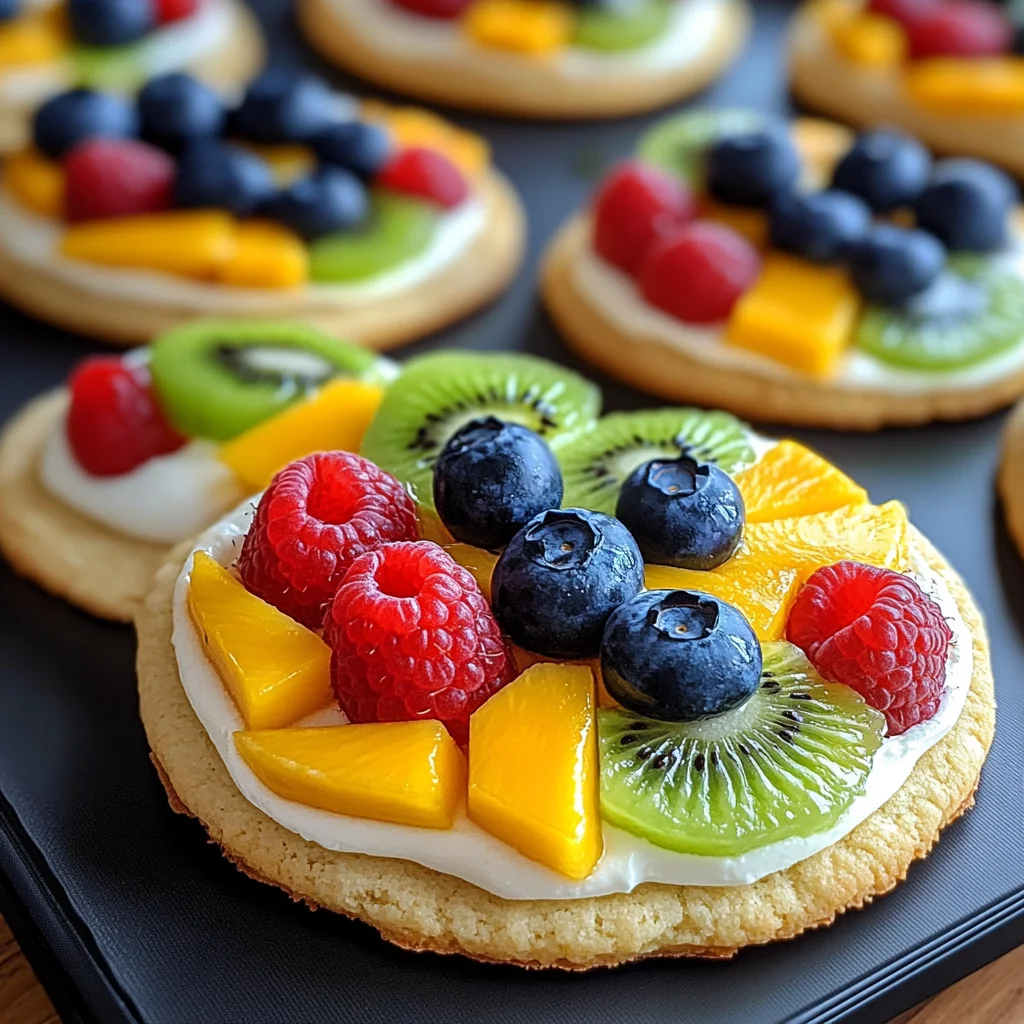 Oster-Ei-Fruchtpizzen