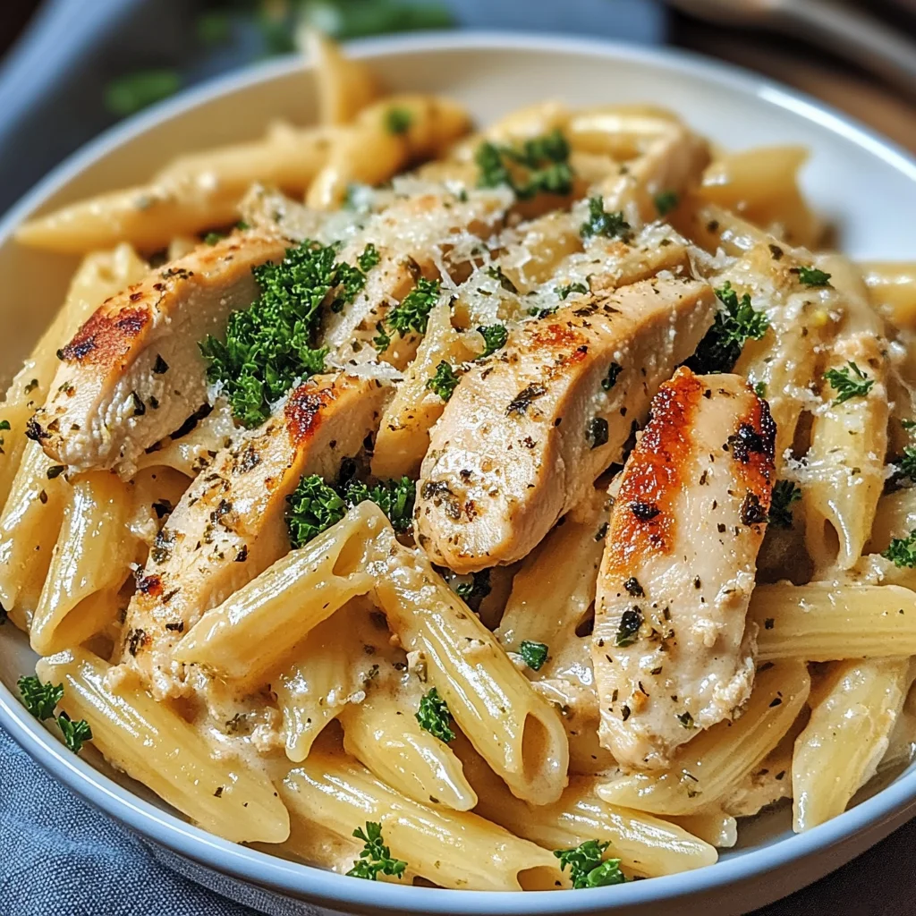 Pasta mit Hähnchen