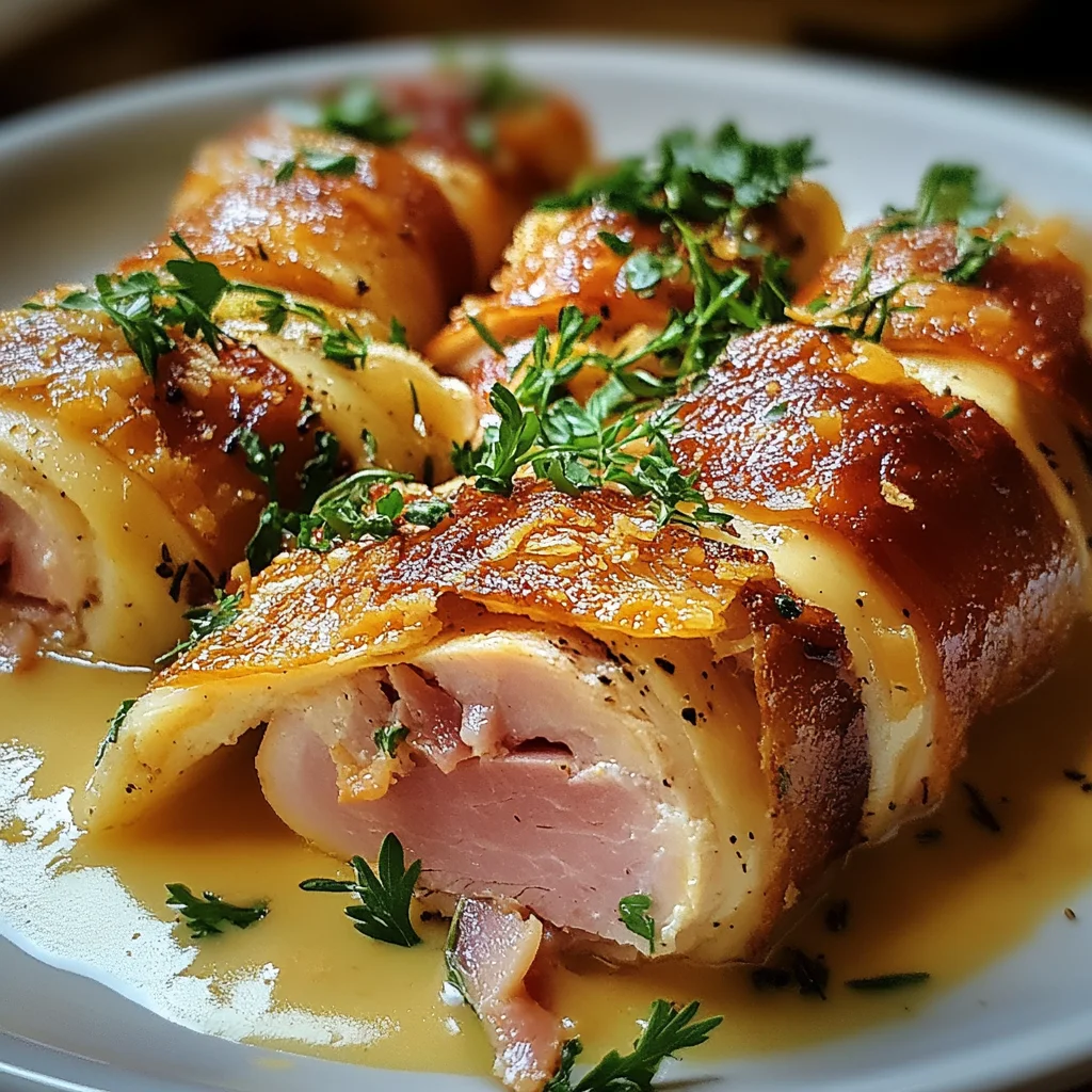 Puten-Schinken-Rouladen