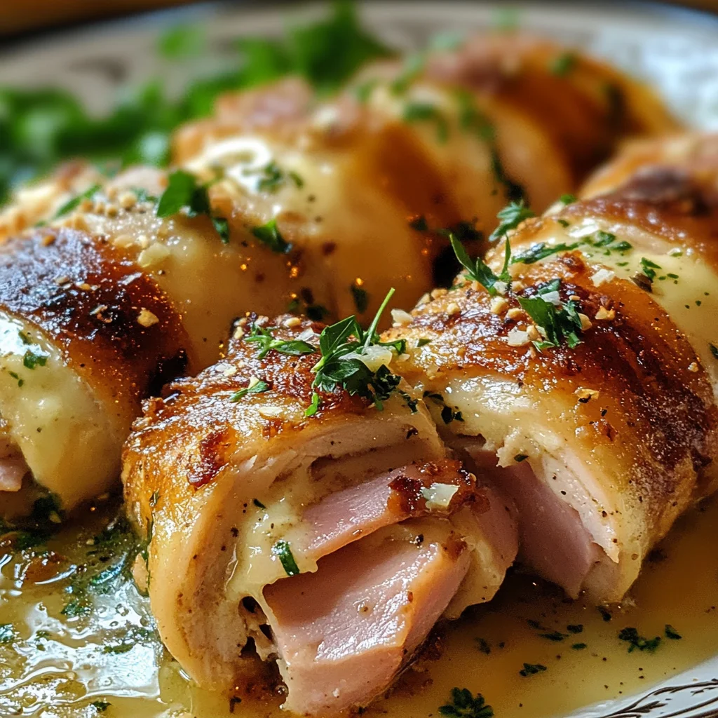 Puten-Schinken-Rouladen