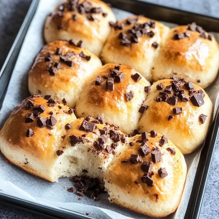 Schokobrötchen ohne Hefe selber machen