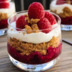 Spekulatius Dessert mit Himbeeren – Nachtisch zu Weihnachten