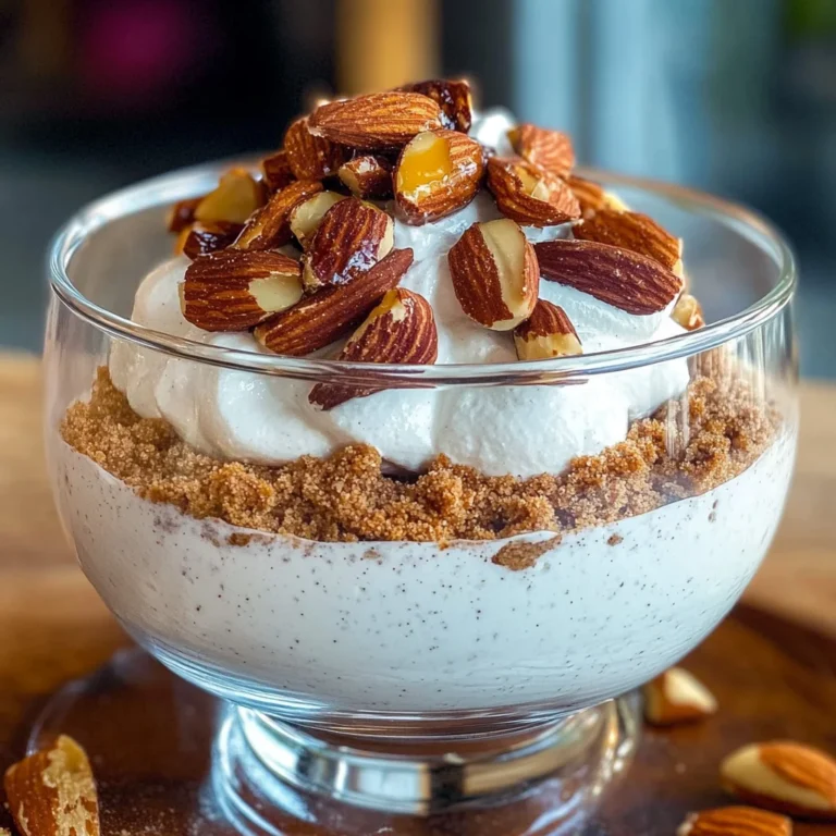 Spekulatius Dessert mit Zimt & Gebrannten Mandeln