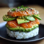 Sushi-Burger – Ein glutenfreies Rezept mit Avocado und Lachs
