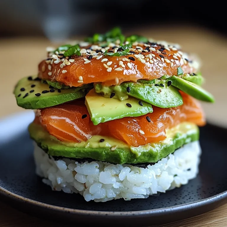 Sushi-Burger – Ein glutenfreies Rezept mit Avocado und Lachs