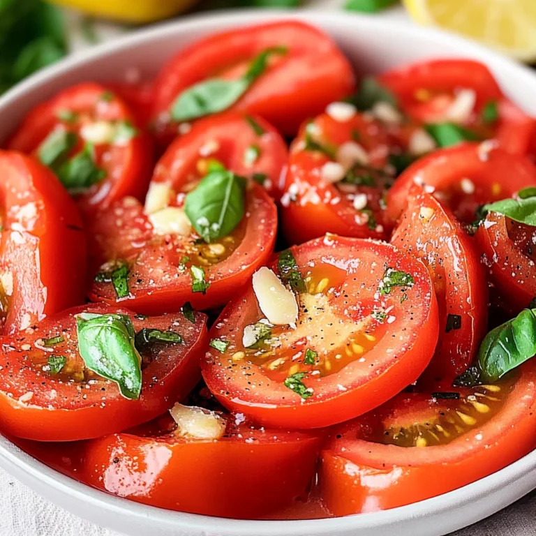 Tomatensalat - einfach & erfrischend
