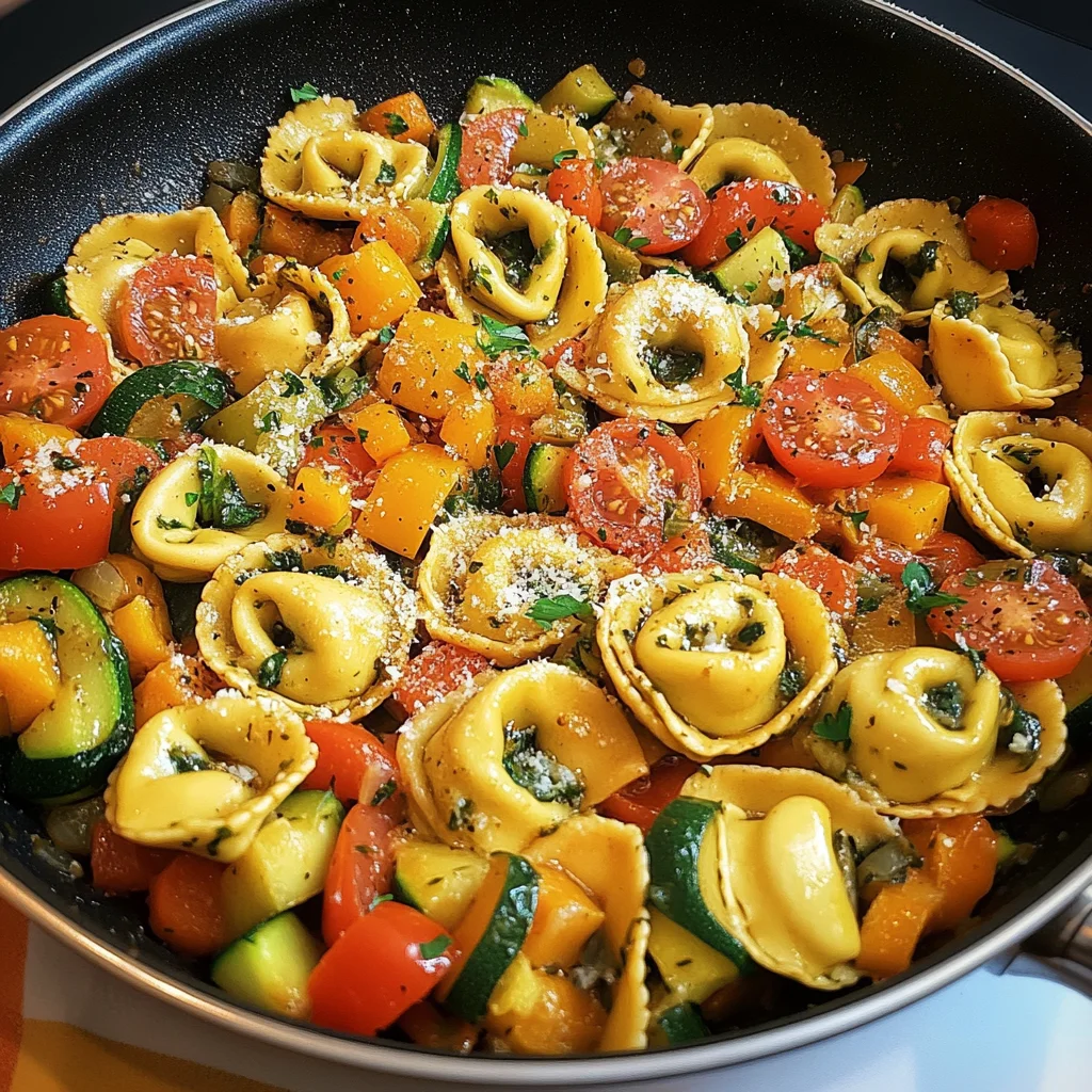 Tortellini-Gemüsepfanne