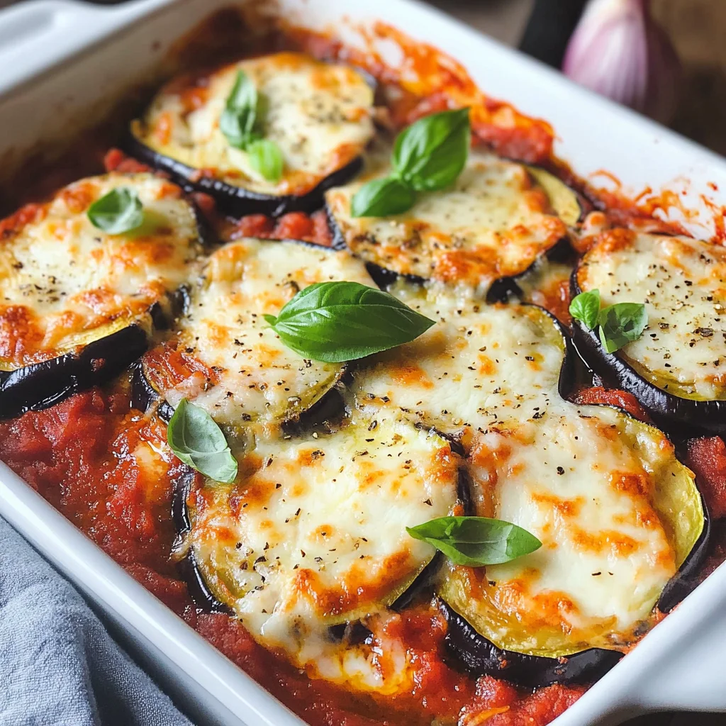 Aubergine-Zucchini-Auflauf
