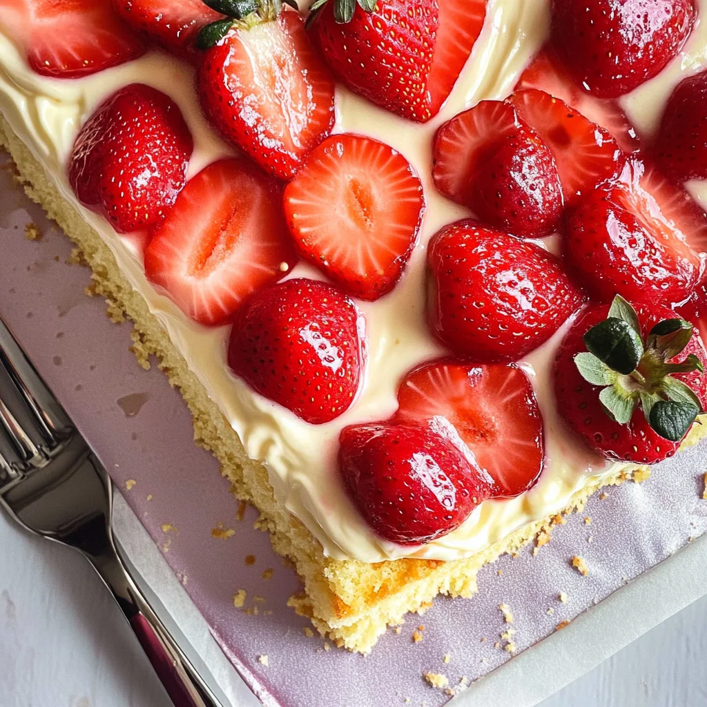 Erdbeerkuchen