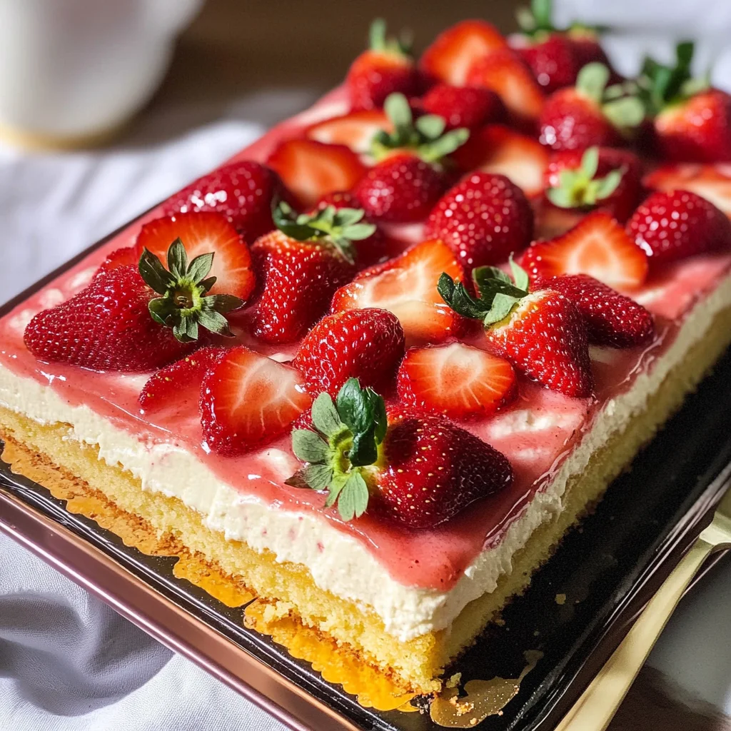 Erdbeerkuchen