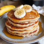 Fluffige Bananen Pancakes ohne Ei