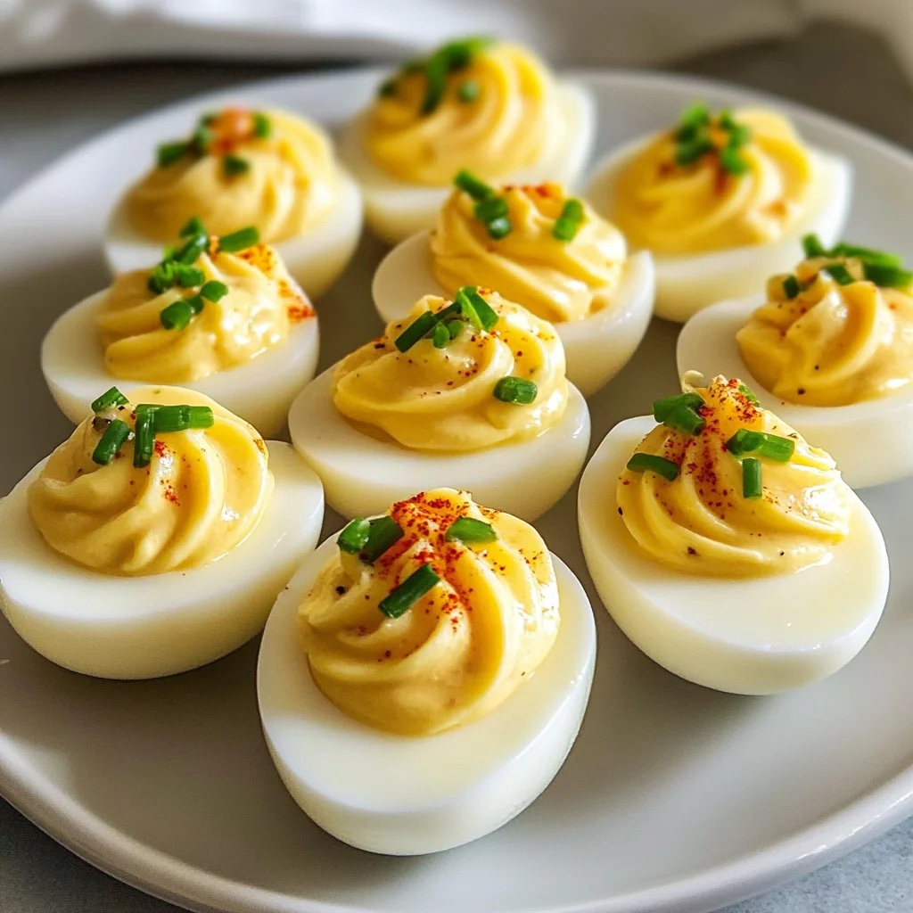 Gefüllte Eier - klassisch mit Mayo & Senf