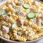 Klassischer Nudelsalat mit Mayo - einfach & schnell