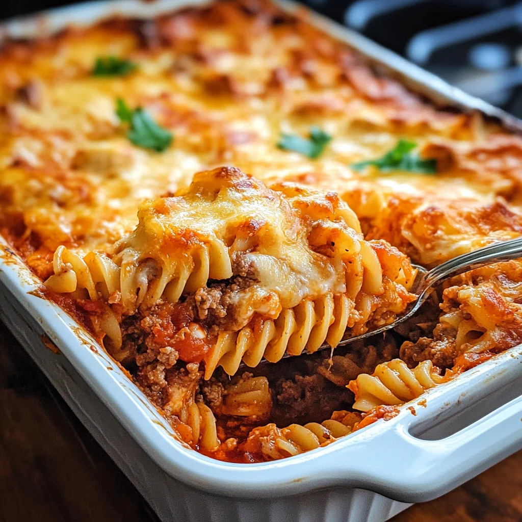 Nudelauflauf mit Hackfleisch