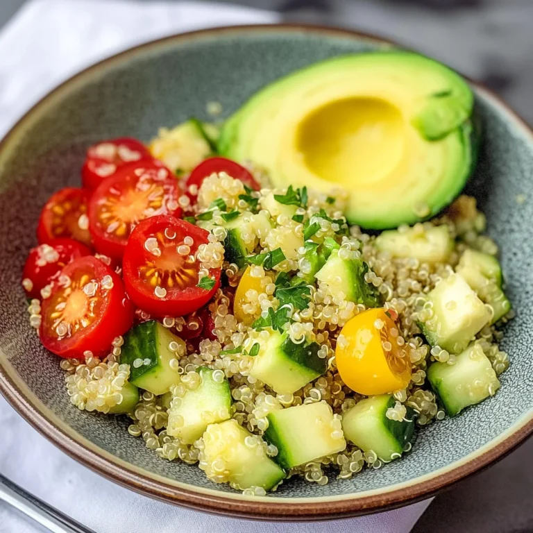 Quinoa-Salat mit Avocado