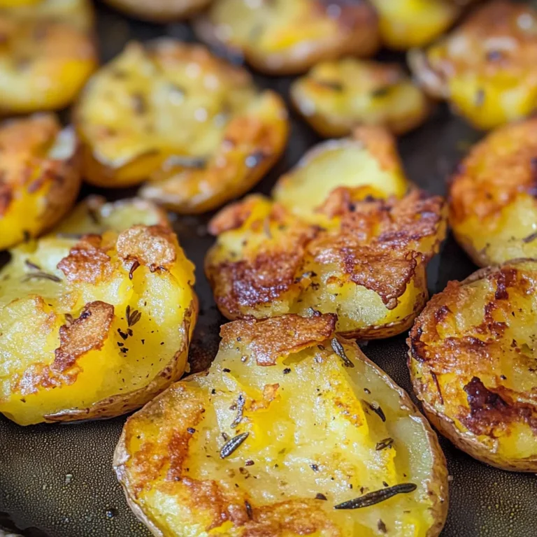 Smashed Potatoes - knusprige Quetschkartoffeln im Ofen