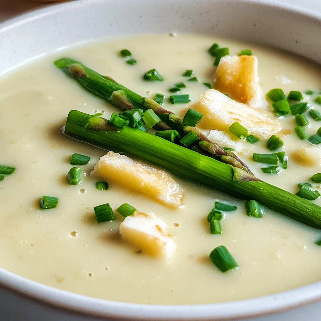 Spargelcremesuppe - einfach & wie von Oma