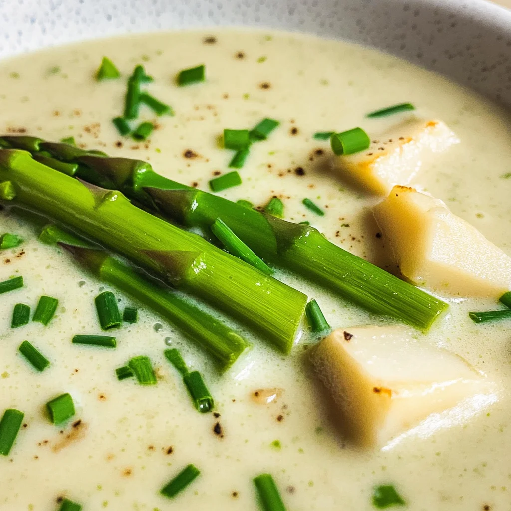 Spargelcremesuppe