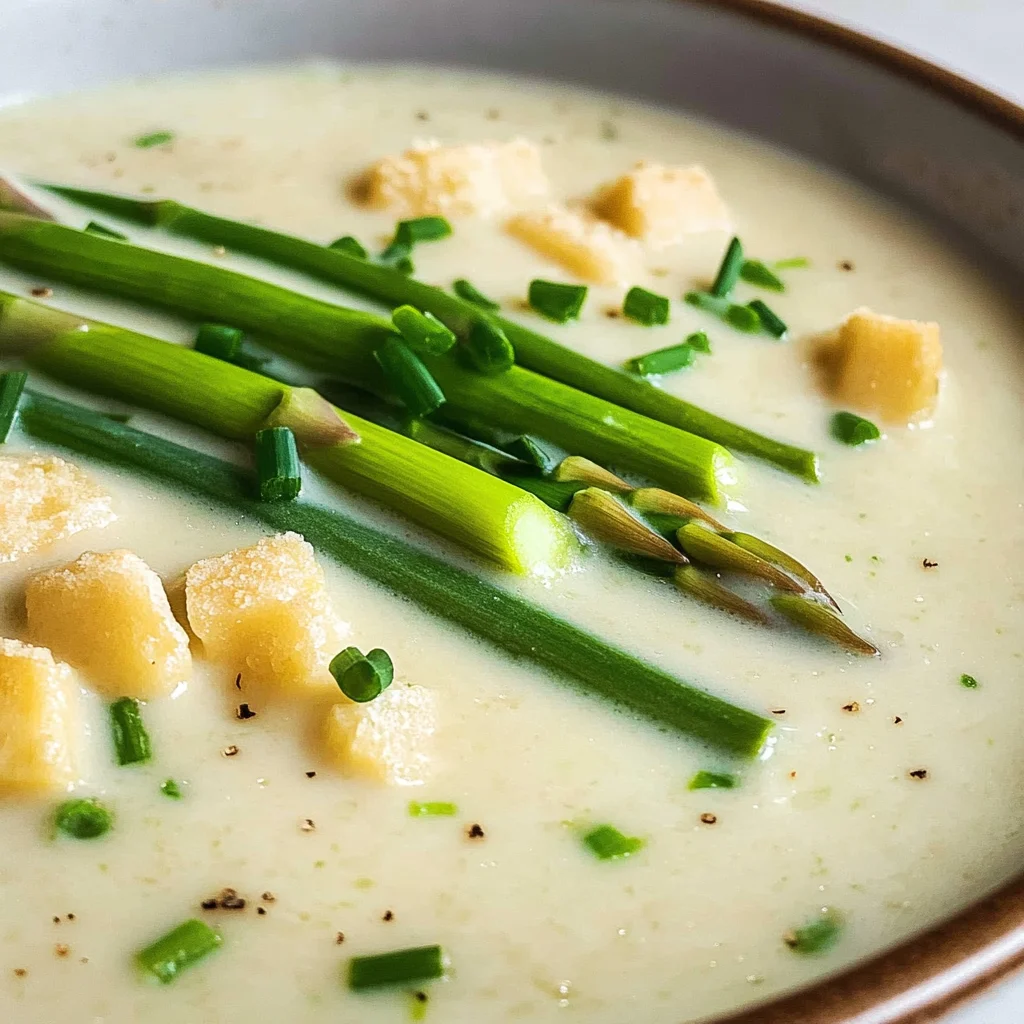 Spargelcremesuppe
